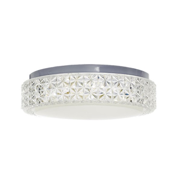 Amelia Medium Acrylic Shade Modern Led 32w Flush Mount Ceiling